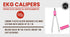 EMI Basix HOT Pink EKG ECG Medical Calipers - EKG-101-HP