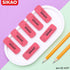 Pink Erasers 12 Pack - Latex Free Pencil Erasers for Kids, Rubber Art Erasers for Classroom Essentials