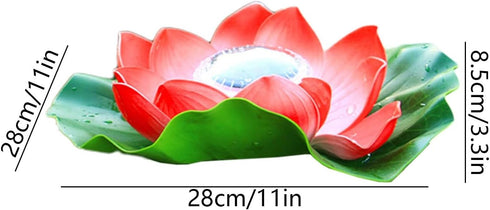 Lotus Solar Outdoor Lights Water Floating Solar Garden Lights Energy-Saving Decorative Light for Yard Decor Landscape