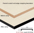 U Shape Plywood Edge Banding, Fit 3/4 inch Edge, Desk Edge Protector, Self-Adhesive Edge Trim for Veneer, Furniture, Countertop, Table, Sheet Metal, Black, 20Ft