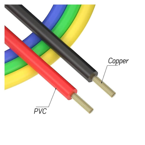 Qingdinu 5PCS 4mm 1000V 15A(2m) Copper Banana Plug to Multimeter Test Leads Soft PVC Cable Wire