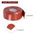 2 Rolls Self Fusing Silicone Tape 1" x 10ft x 0.04" Waterproof Sealing Plumbing Rubber Tape for Water Pipe Hose Leak Silicone Grip Repair Seal, Red