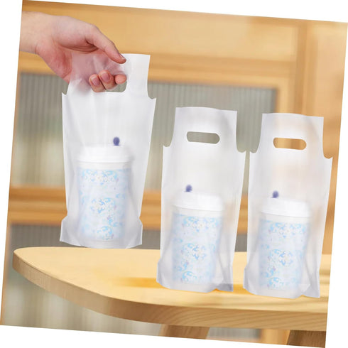 Packaging ULTECHNOVO Milk Tea Bags Coffee Takeaway Bags Bulk Beverage Carriers Easy to Carry Liquid