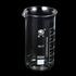 PATIKIL 600ml Tall Form Glass Beaker, 3.3 Borosilicate Glass with Graduated Printed Scale for Kitchen Lab