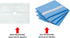 50 Count 3-Ply 3" 18" 26" Dealmed Fenestrated Sheets Poly-Lined Drape Sheets with Fenestration, White Material, Perfect