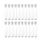 Othmro 100Pcs Clear Plastic Test Tubes with White Caps, 12mmx75mm Mini Test Tubes for Jewelry, Seed Beads, Liquid