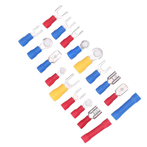 YWBL-WH 520Pcs Wire Connector Kit Cold Pressed Wire Terminals Crimp Connectors Electrical Terminals Kit