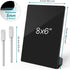 Clear Acrylic Dry Erase White Board 8"x6", Portable Frameless Desktop Message Board with Magnetic Stand