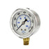 PIC Gauges PRO-201L-254N Pressure Gauge, 0-1500 PSI, 2 1/2" Dial, 1/4" Male NPT, Bottom Mount, Glycerin Filled