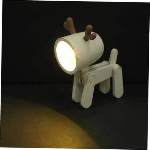 DIYEAH Led Night Light Changing Table Lamp Deer Shape Foldable Night Lamp for Bedroom