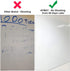 White Board Wallpaper Roll, Stick on White Boards for Wall, 1.44x11ft Peel and Stick