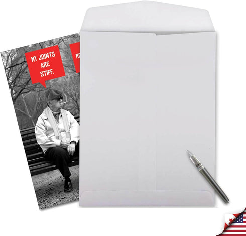 NobleWorks Jumbo Humorous Birthday Greeting Card, 8.5 x 11 Inch with Envelope, Large Bday Men J7038BDG