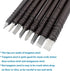 8pcs Tungsten Steel Soft Limestone and SlateStone Alabaster Carving Kit Engraving Carve Cutting Blade Chisel Tool Set for Stone Seal Graver by DGOL