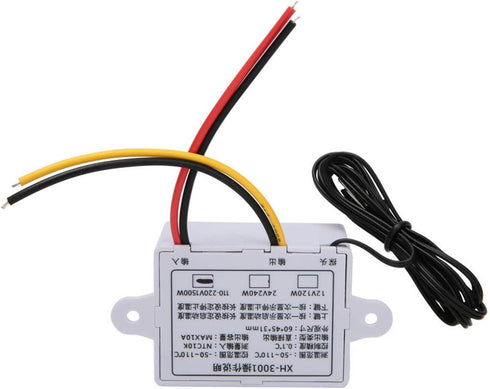 XH-W3001 Temperature Controller Thermostat Switch, Digital LED Programmable with Waterproof Sensor Probe