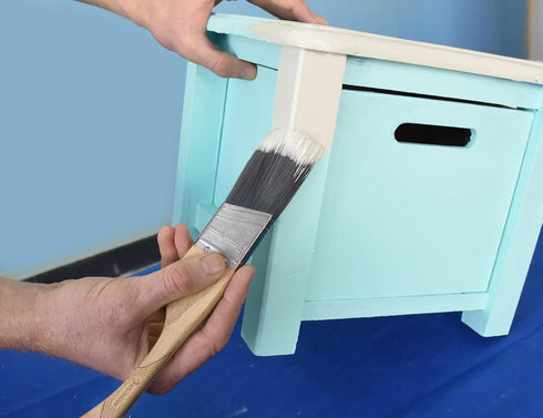 ROLLINGDOG Angled Paint Brushes for Walls - Trim Brush for Painting Wall, Furniture (1.5", 2", 2.5")