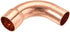 MECCANIXITY 90 Degrees Elbow Copper Pipe Fitting 3/4 Inch ID Short Turn Brazing Connection for HVAC Cooling Solar