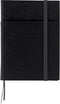 KOKUYO Systemic Cover Notebook, A5, B 6mm Ruled, 28 Lines, 50 Sheets, Twin Ring Edge, Black