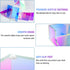 Iridescent Acrylic Letter Tray, A4 Paper File Organizer, Stackable Desktop Document Holder