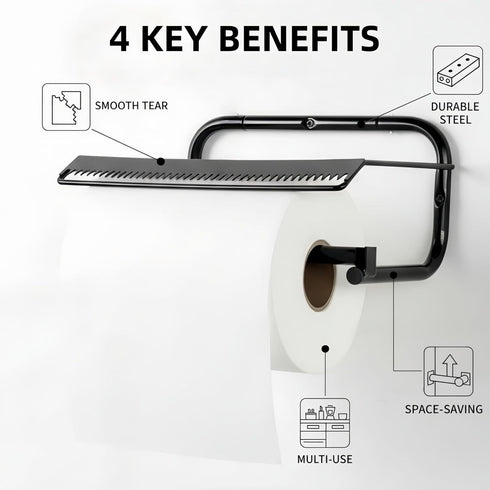 Desyeryamimi Use,16.5"x9.8"x8.7"1 Pack, Jumbo Roll Wall Mounted Shop Paper Towel Holder, Wiper Dispenser for Garage