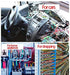 Estink Professional Wire Harness Tape, Multipurpose Self Adhesive Anti Squeak Rattle Felt Automotive Wiring Harness Tape