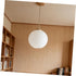 120mm Homoyoyo Frosted Milk Glass Globe Lamp Shade Replacement, round Ball Light Fixture Cover for Pendant, Ceiling