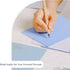 Pack 40, 5x3.5 Inch Gold Foil Thank You Cards - Bulk of with Matching Stickers & Envelopes (Blue) Textured Surface