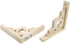 2 7.09 Inch Mcredy PCS Decorative Shelf Brackets Wooden Shelf Brackets with Screws Heart Triangle Wall Mount Wood