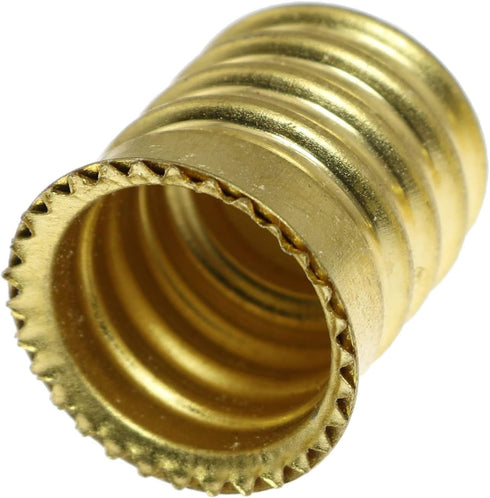 E14 to E12 Adapter SQXBK, 8PCS Gold European Base to Candelabra Screw Lamp Adapter