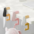 Ywmsfl 2PCS Schoolbag Backpack Backpack Creative Thinking Shaped Desk Side Hooks for Keys Cups Under Table Handbag