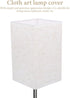 E27, 12cm Bulb MAGICLULU Square Lamp Shades Fabric Clip On Lamp Covers Linen Light Chandeliers Lampshade Replacement