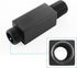 Straight Shower Arm with Flange Ceiling Mount for Fixed Shower Head, 3 Inch Rainfall Extension, Matte Black