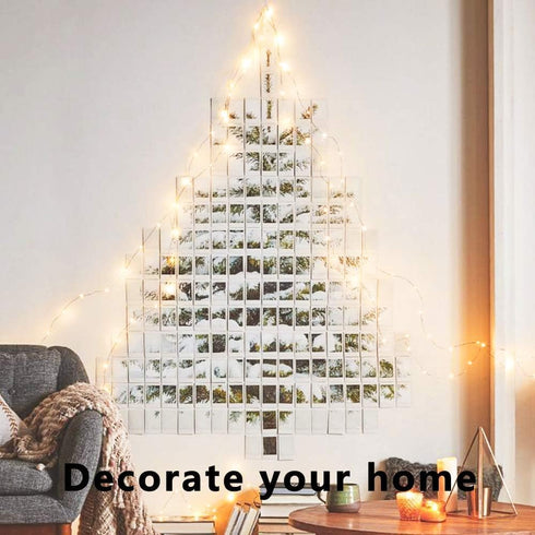 132 400 8 Dimmable Feet LEDs Copper Wire String Lights with Switch, Christmas Lights Indoor Decoration for Party