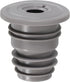 uxcell Silicone Drain Pipe Seal Ring, Anti-Odor Floor Drain Plug for 35-40mm PVC Drainage Pipes, Grey Sealing Cover