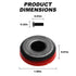 OGGOGOE 44-70-0375 20 oz (2 Pack) 2441-20-(E34A) 2641-20-(D15A) (2 Pack) Sausage Barrel Replacement Plunger Screw Kit
