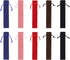 Tupalizy 10PCS Velvet Drawstring Pen Pouch Bag, 6.9x1.4 Inch Single Suede Sleeve for Protecting Storing