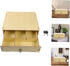 Wooden Cash Drawer Organizer - Change Storage Box for Desk and Business Use