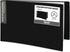 Dunwell 11x17 Portfolio Binder Folder (Black, Horizontal) with Plastic Sleeves, 24 Pockets, Large Art Presentation Book