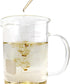 QWORK 1000ml Beaker with Handle, Borosilicate Glass Measuring Cup with Pouring Spout