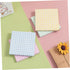 STOBOK 4 Plaid Element Sticky Page Markers - Grid Writing Notepad Memo Stickers, Small Note Pads for Portable Student
