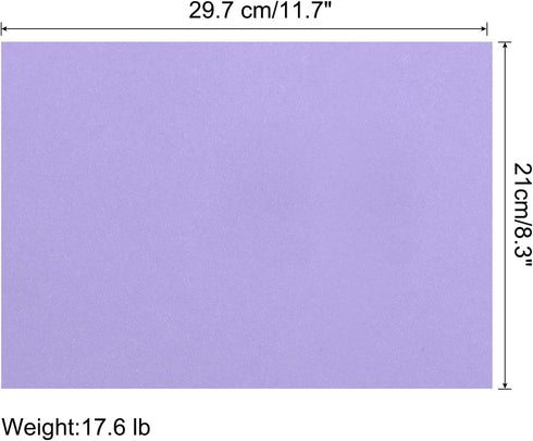 MECCANIXITY 100 Sheets Colored Copy Paper 8 1/2 Inch Printer Paper 22lb/80gsm Light Purple for Office Printing, Document Copying, Invitations, Forms, Art Projects by MECCANIXITY
