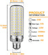 35W LED Light Bulb, E26 Base LED Lamp, 280 Watt Equivalent, 3500 Lumens, Daylight White 6000K, Non-Dimmable (3-Pack by gezee
