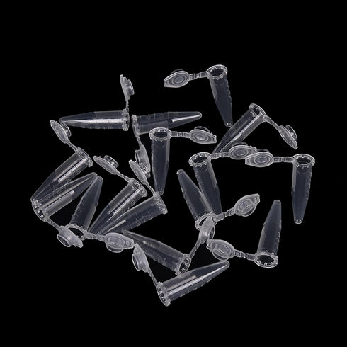 0.5ml Microcentrifuge Tubes with Snap Cap, 1000 Pcs Sterilized Clear Plastic Vials