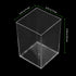 TAICHEUT 21 Pack Clear Square Acrylic Pen Holder, Square Makeup Brush Holder, Desktop Pencil Cup for Toothbrush, Straw