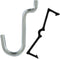 CRAWFORD PROD DIV OF JARDEN SAFETY, 1/8-Inch, 18150 1/2 Curve Peg Hook, 8-Pack, Color by Crawford