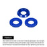 MECCANIXITY M6 Cone Cup Countersunk Washers, 30 Pack, Aluminum Gaskets for RC/FPV/PC/Drone Mechanical Accessories.