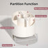 Desk Pencil Pen Holder with Calculator & Mirror, 7 Slots, 180° Opening, Desktop Storage for Office, School, Home, Art