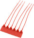 20pcs Plastic High Security Seal - Adjustable Self-Locking Pull Tight Cable Ties, Disposable Wire Padlock for Cargo