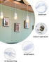 5.9ft E26 Switch(Bulb HESSION Pendant Light Cord, Hanging Light Cord, Plug in Light fixtures, DIY Latern Light Cord