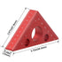 Aluminum 45/90 Degree Layout Triangle Ruler, Thickened Measuring Tool with Imperial and Metric Scales for Woodworking