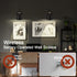 Dimmable Bulb, Dimmable (1 Pack) Battery Operated Black Faux-Wood Industrial Wall Sconce, Easy to Install Not Wires